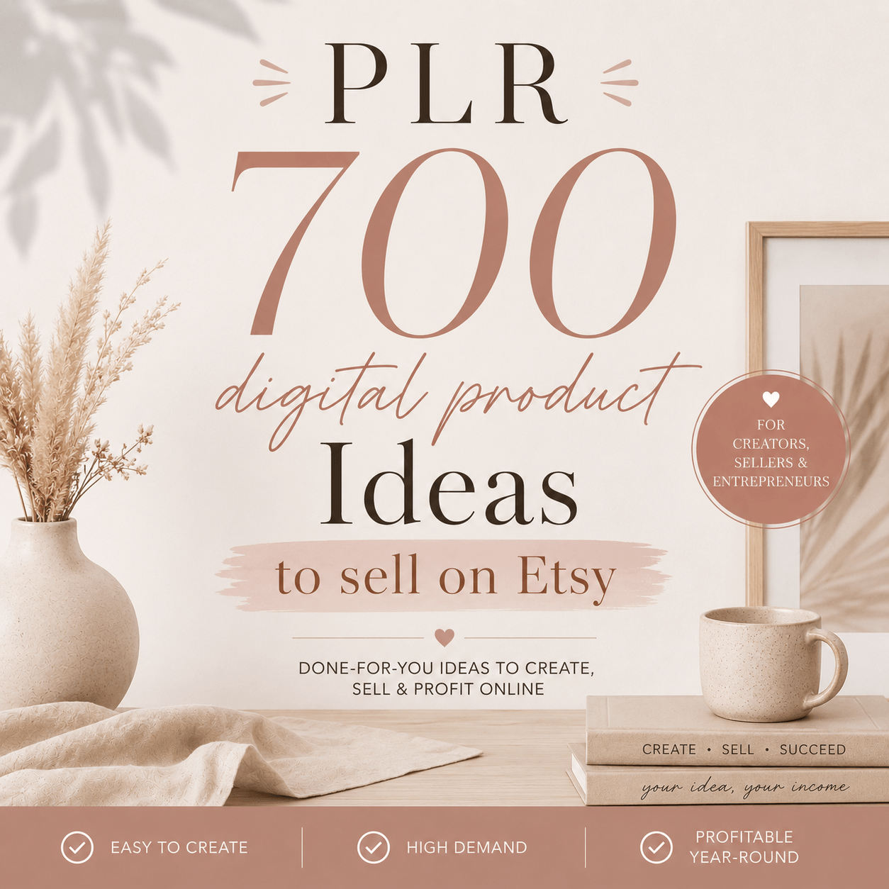 PLR 700 digital product Ideas to sell on Etsy, Business ideas, Passive income, Side hustle, Master Reseller, MRR, Resale, Resell Rights